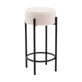 Стул барный Беккет букле бежевый | Интернет магазин мебели и декора LifeDekor