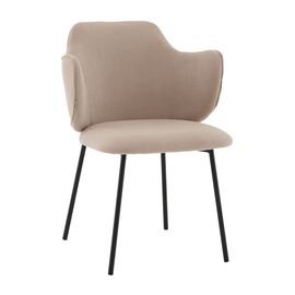 Стул Джиннет велюр бежевый | Интернет магазин мебели и декора LifeDekor