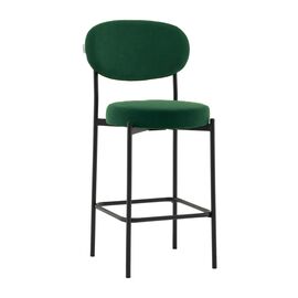 Стул Полубарный Бриф DD велюр зелёный | Интернет магазин мебели и декора LifeDekor