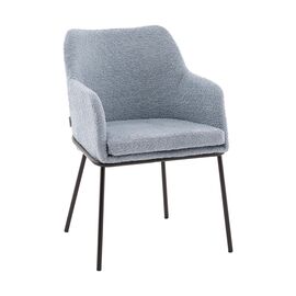 Стул с подлокотниками Кози new ткань букле синий | Интернет магазин мебели и декора LifeDekor