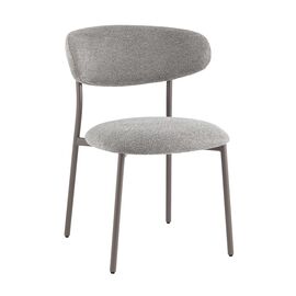 Стул обеденный Ayla серый серые ножки | Интернет магазин мебели и декора LifeDekor