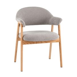 Стул обеденный Tavu с деревянными ножками серый | Интернет магазин мебели и декора LifeDekor