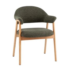 Стул обеденный Tavu с деревянными ножками зеленый | Интернет магазин мебели и декора LifeDekor