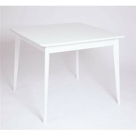 Стол Рэй-0090 (белая эмаль / белая эмаль) Квадратный | Интернет магазин мебели и декора LifeDekor