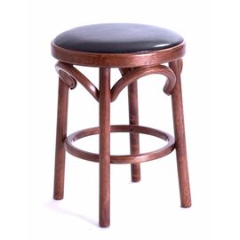 Табурет Венский мягкий (средний тон, экокожа коричневая) | Интернет магазин мебели и декора LifeDekor