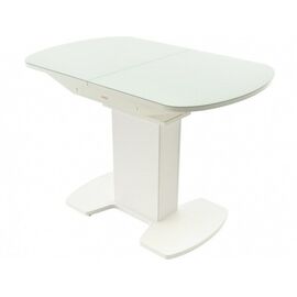Стол «Корсика» стекло OPTI, белый | Интернет магазин мебели и декора LifeDekor