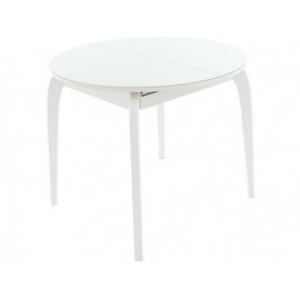 Стол «Ривьера» круг, стекло белый | Интернет магазин мебели и декора LifeDekor