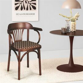 Стул Венский мягкий (темный тон, ткань 3 brown) | Интернет магазин мебели и декора LifeDekor