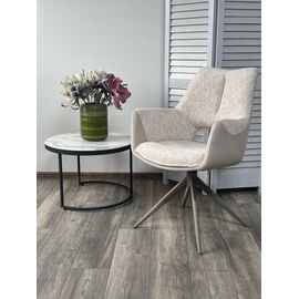 Стул DAVEN 360 град. поворот. RIELY-111 / G1038-101 Кремовый / Латте, ®DISAUR | Интернет магазин мебели и декора LifeDekor