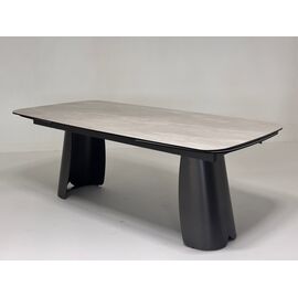 Стол KENT 200 TL-109, испанская керамика / Темно-серый каркас, ®DISAUR | Интернет магазин мебели и декора LifeDekor