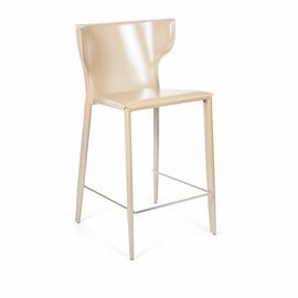 Стул полубарный Austin, кожа бежевый | Интернет магазин мебели и декора LifeDekor