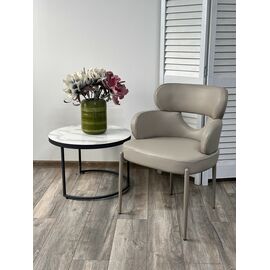 Стул VALTER HF017-09 Латте, экокожа / Латте каркас, ®DISAUR | Интернет магазин мебели и декора LifeDekor