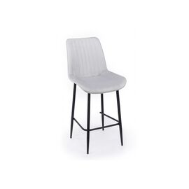 Барный стул Седа светло-серый (zd 960) / черный | Интернет магазин мебели и декора LifeDekor