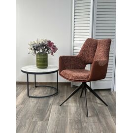 Стул DAVEN 360 град. поворот. RIELY-501 / G1038-18 Коричневый /Темно-серый, ®DISAUR | Интернет магазин мебели и декора LifeDekor