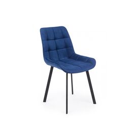 Стул на металлокаркасе Челси П синий (zd 798) / черный np | Интернет магазин мебели и декора LifeDekor
