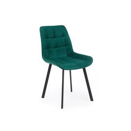 Стул на металлокаркасе Челси П зеленый (zd 667) / черный np | Интернет магазин мебели и декора LifeDekor