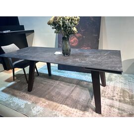 Стол BETIS 180 MATTE GILDED WHITE SOLID CERAMIC / Орех, ®DISAUR | Интернет магазин мебели и декора LifeDekor