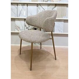 Стул SIENA MOHAIR-103 светлый латте, ткань / шампань, ®DISAUR | Интернет магазин мебели и декора LifeDekor