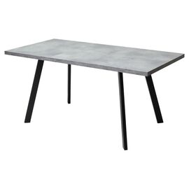 Стол BRICK M 120 Бетон Портленд/ Черный М-City | Интернет магазин мебели и декора LifeDekor