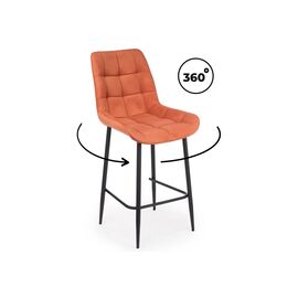 Барный стул Челси 360 терракотовый (zd 432) / черный np | Интернет магазин мебели и декора LifeDekor