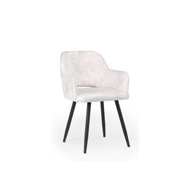 Стул на металлокаркасе Эолин светло-бежевый (simple 011) / черный | Интернет магазин мебели и декора LifeDekor