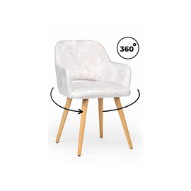 Стул деревянный Эолин 360 светло-бежевый (simple 011) / светлое дерево | Интернет магазин мебели и декора LifeDekor