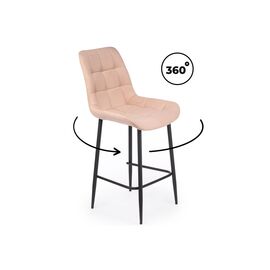 Барный стул Челси 360 бежевый (zd 210) / черный np | Интернет магазин мебели и декора LifeDekor