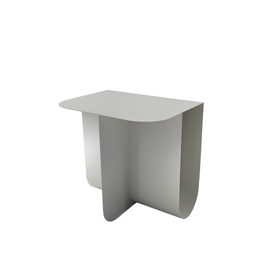 Журнальный столик Laure металл светло-серый | Интернет магазин мебели и декора LifeDekor