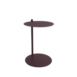 Журнальный столик Siara металл бордовый | Интернет магазин мебели и декора LifeDekor