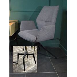 Стул ГРИН 360 град. поворот. NS-04 Крем, букле / черный каркас, М-City | Интернет магазин мебели и декора LifeDekor