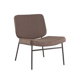 Кресло Эбигейл велюр коричневый, каркас серо-коричневый | Интернет магазин мебели и декора LifeDekor