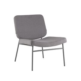 Кресло Эбигейл велюр серый, каркас серый | Интернет магазин мебели и декора LifeDekor