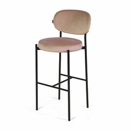 Стул барный Mason, бархат бежевый 5 | Интернет магазин мебели и декора LifeDekor