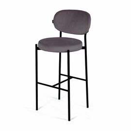 Стул барный Mason, бархат серый 27 | Интернет магазин мебели и декора LifeDekor