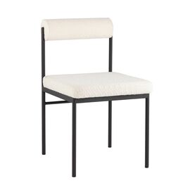 Стул обеденный Балла букле молочный | Интернет магазин мебели и декора LifeDekor