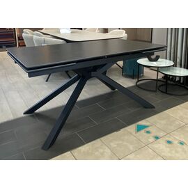 Стол ТАНГО 160 CALACATTA GOLD , керамика / Черный каркас, М-City | Интернет магазин мебели и декора LifeDekor