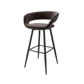 Стул барный Барни Р 900, Черный/BROWN LUX b29 | Интернет магазин мебели и декора LifeDekor