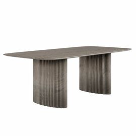 Стол овальный Denver 200, шпон / две опоры | Интернет магазин мебели и декора LifeDekor