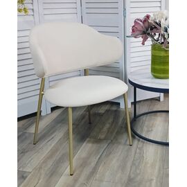 Стул SIENA BOSTON-102 латте , ткань / шампань, ®DISAUR | Интернет магазин мебели и декора LifeDekor