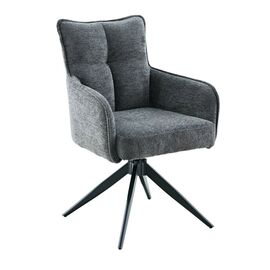 Стул DikLine 6826 т.к Серая Raven 15, опоры черные | Интернет магазин мебели и декора LifeDekor