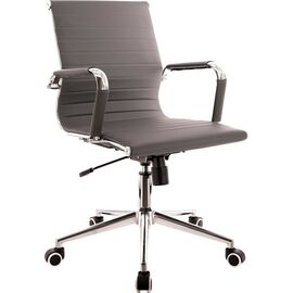 Кресло Everprof Leo T Экокожа Серый | Интернет магазин мебели и декора LifeDekor