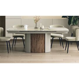 Стол БАТИСТ 200 PATAGONIA POLISHED, керамика / ЛАТТЕ / ОРЕХ ЭККО М-City | Интернет магазин мебели и декора LifeDekor