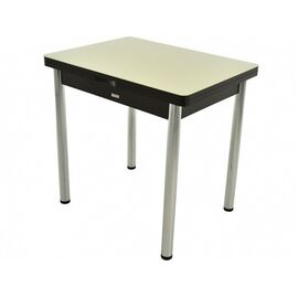 Стол «Бари» стекло молочный, венге | Интернет магазин мебели и декора LifeDekor