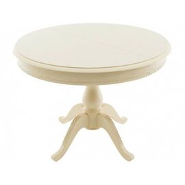 Стол «Фабрицио 1» GLASS (D 1000), слоновая кость | Интернет магазин мебели и декора LifeDekor