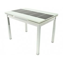 Стол «Шанхай» каре, бело-черный | Интернет магазин мебели и декора LifeDekor