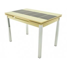 Стол «Шанхай» каре, бежево-коричневый | Интернет магазин мебели и декора LifeDekor