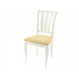 Стул «Кабриоль» с жесткой спинкой, Андрис вензель 160 беж, эмаль белая | Интернет магазин мебели и декора LifeDekor