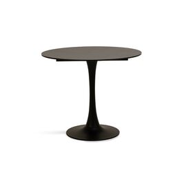 "Тюльпан" стол из HPL круглый Ø70см, цвет "серый гранит" | Интернет магазин мебели и декора LifeDekor