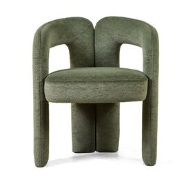 Полукресло Angie, микромех Plush green | Интернет магазин мебели и декора LifeDekor