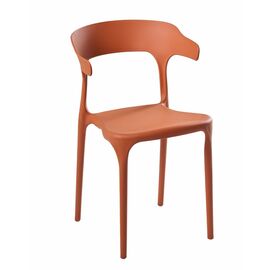 Стул Rank, пластик оранжевый | Интернет магазин мебели и декора LifeDekor